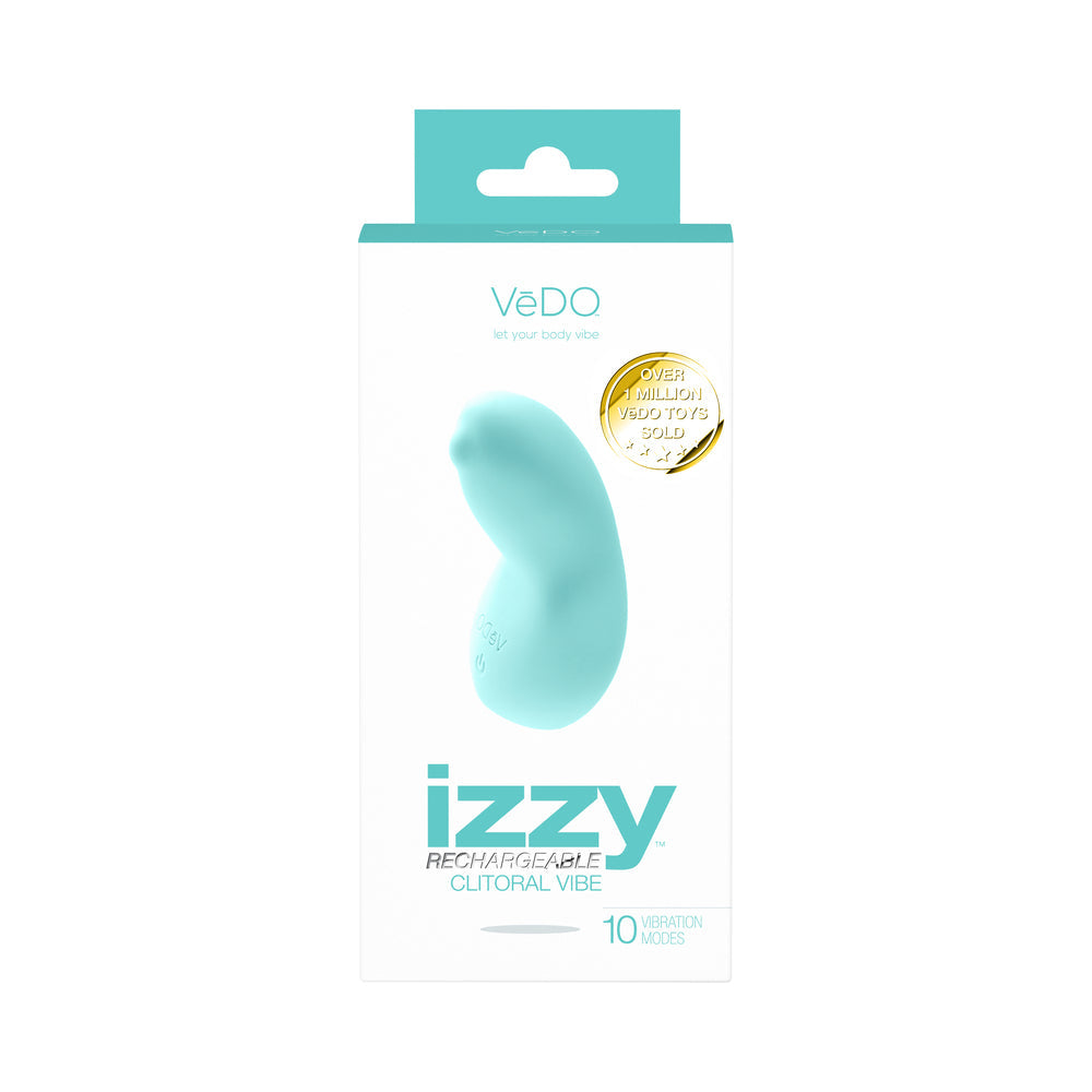 VeDO Izzy Rechargeable Clitoral Vibe - Turquoise