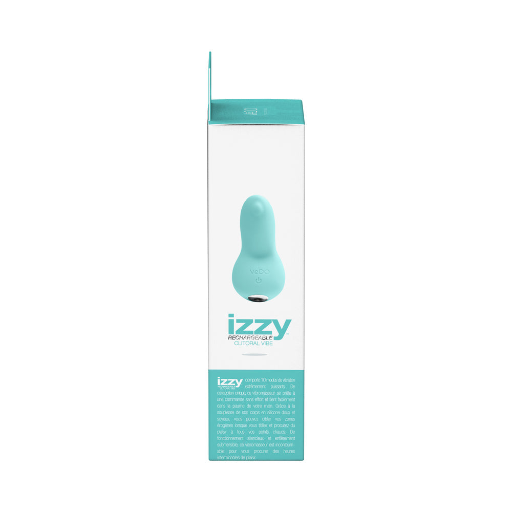 VeDO Izzy Rechargeable Clitoral Vibe - Turquoise