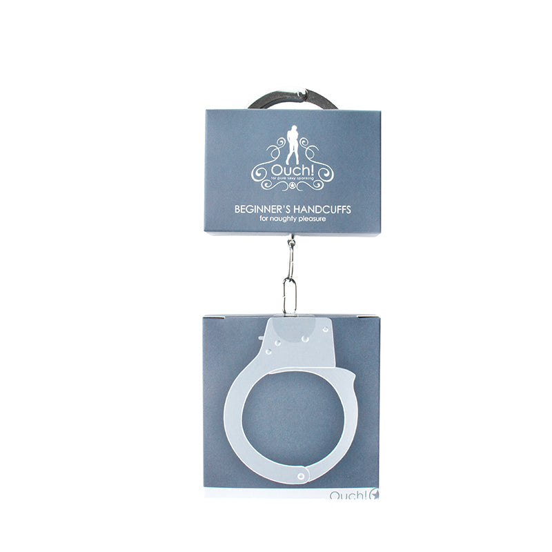 Shots Ouch Beginner's Handcuffs - Metal
