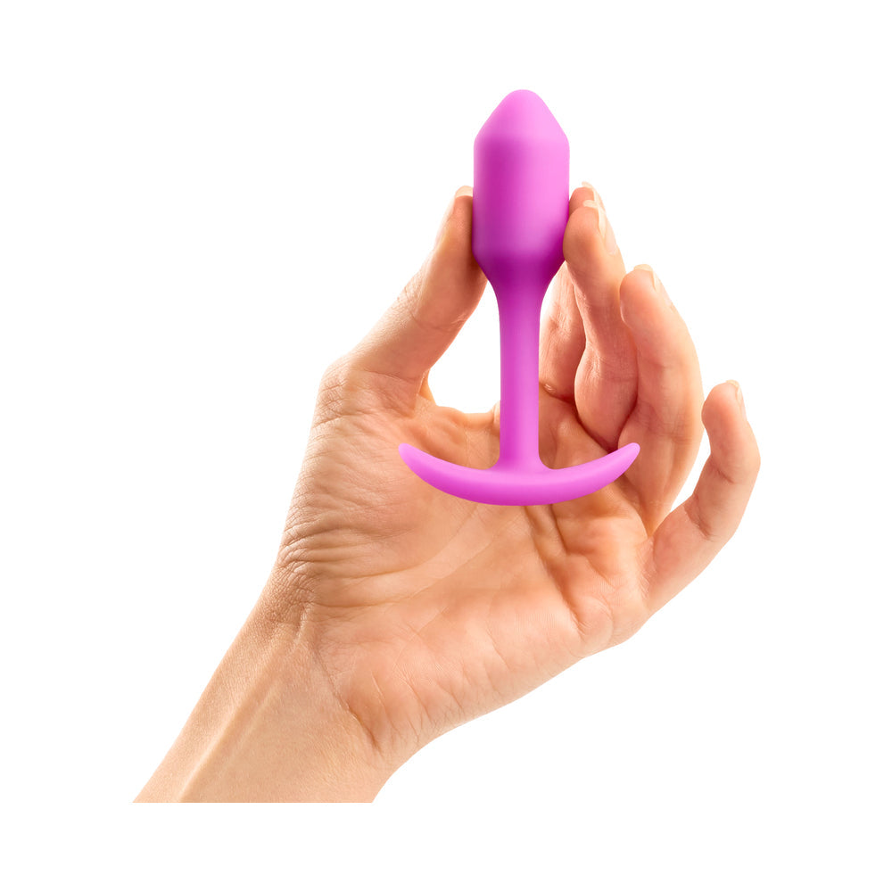 b-Vibe Weighted Snug Plug 1 - 55 g Fuchsia