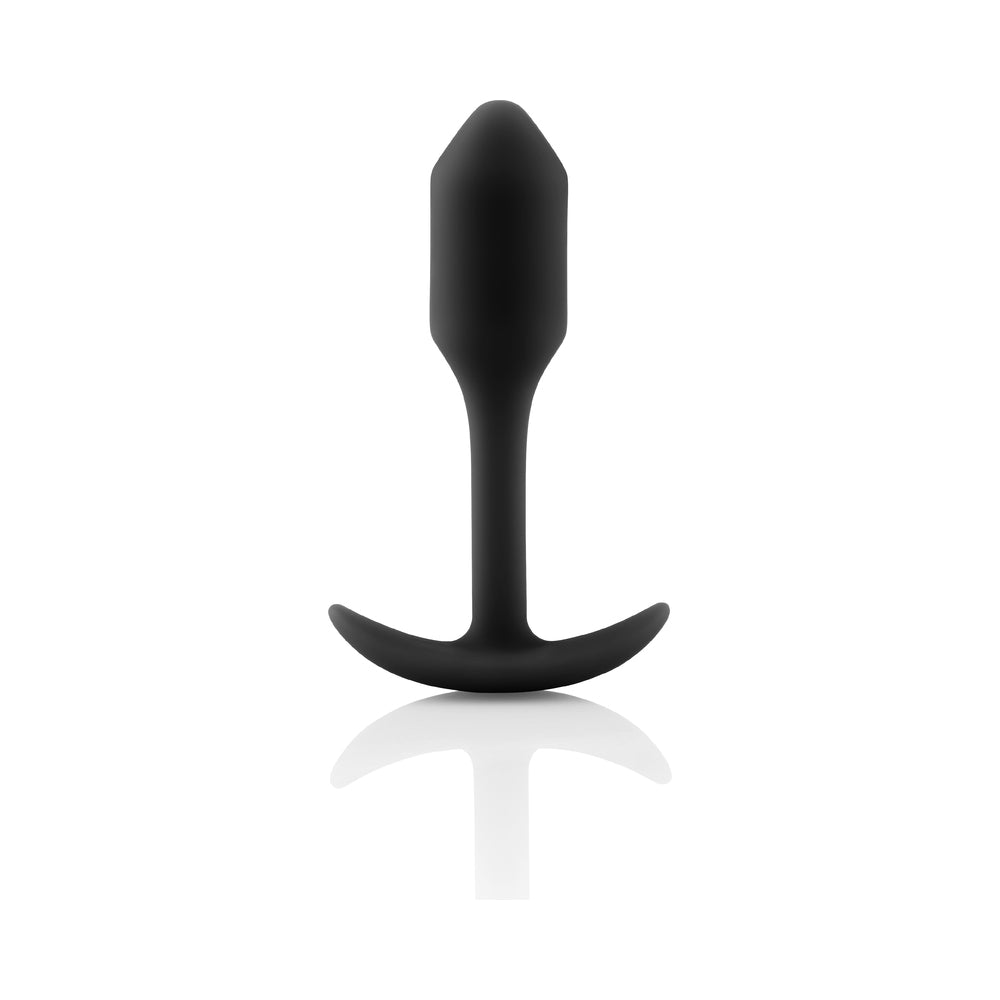 b-Vibe Weighted Snug Plug 1 - 55 g Black