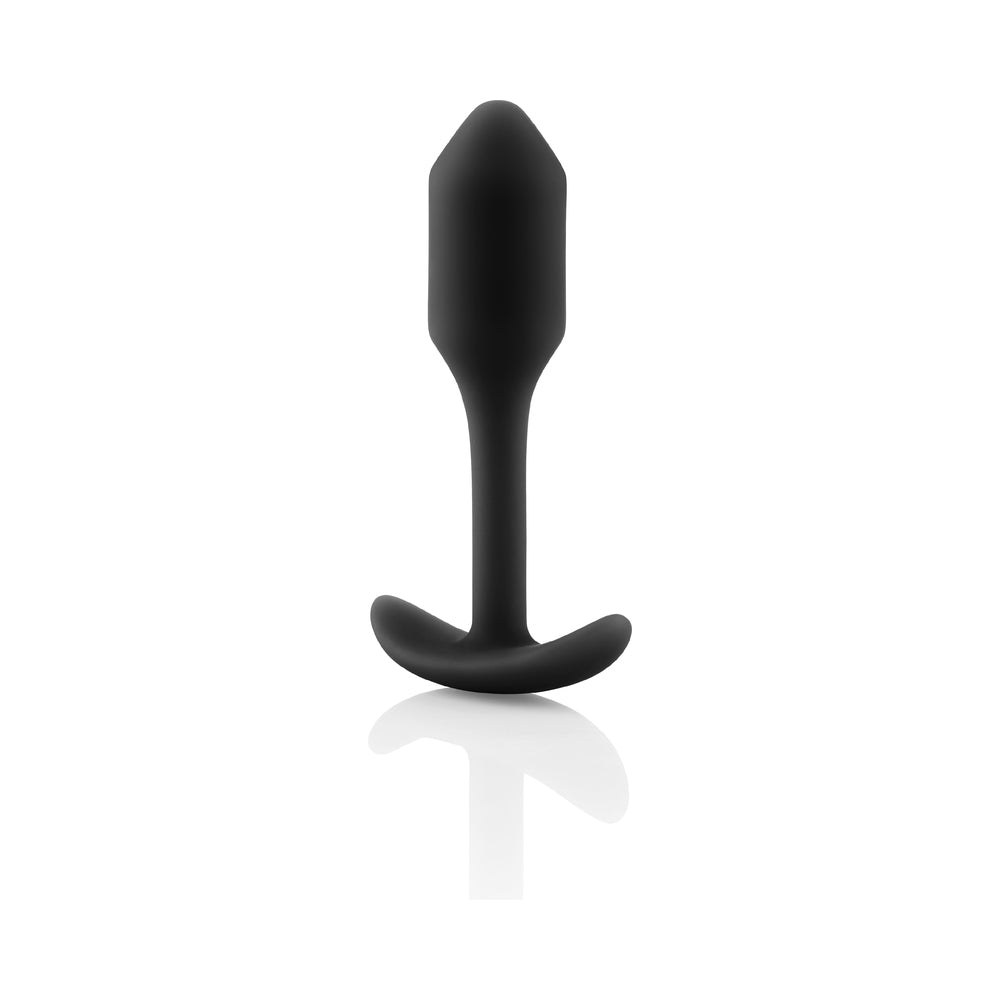b-Vibe Weighted Snug Plug 1 - 55 g Black