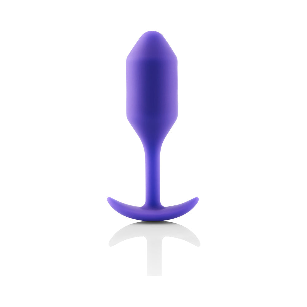 b-Vibe Weighted Snug Plug 2 - 114 g Purple
