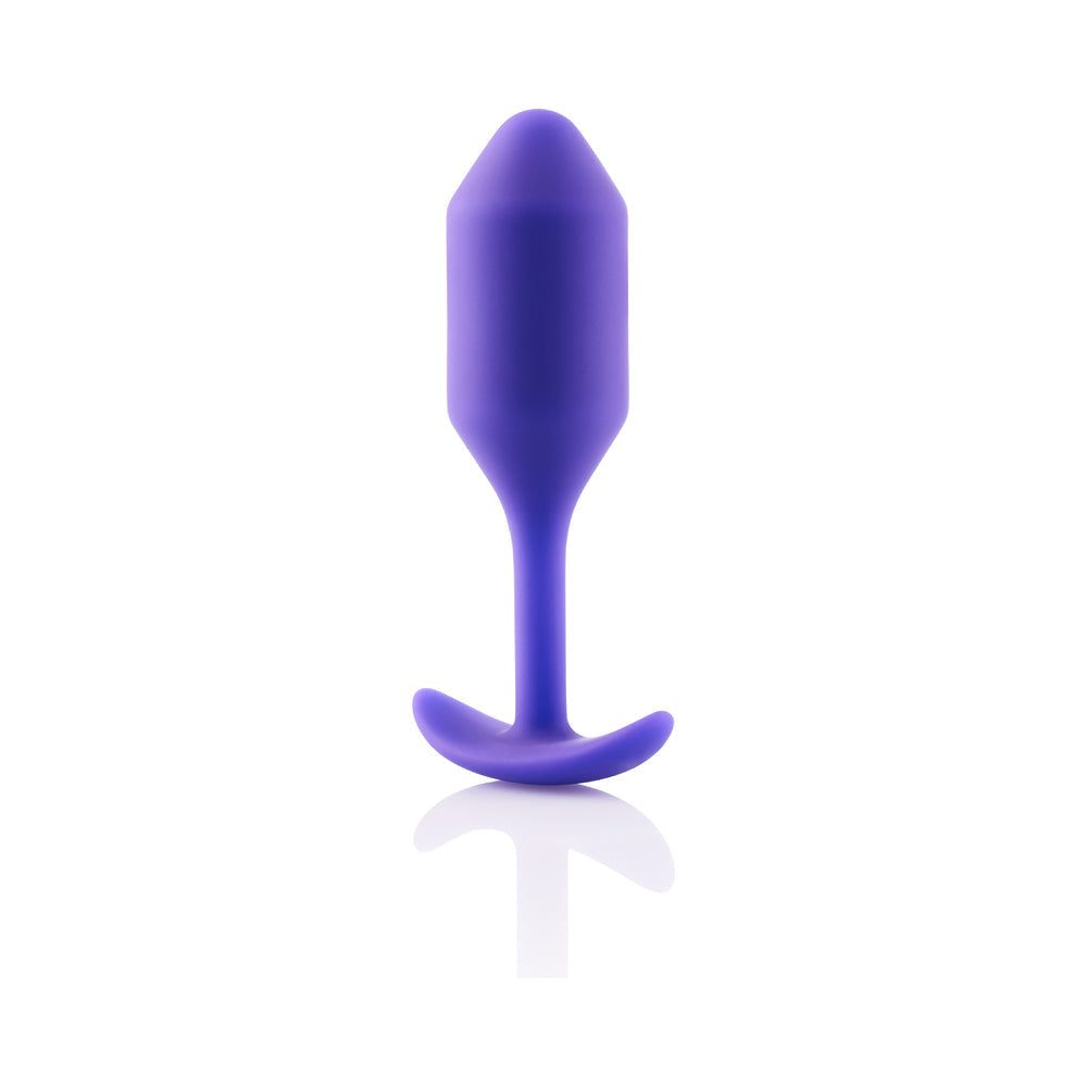 b-Vibe Weighted Snug Plug 2 - 114 g Purple
