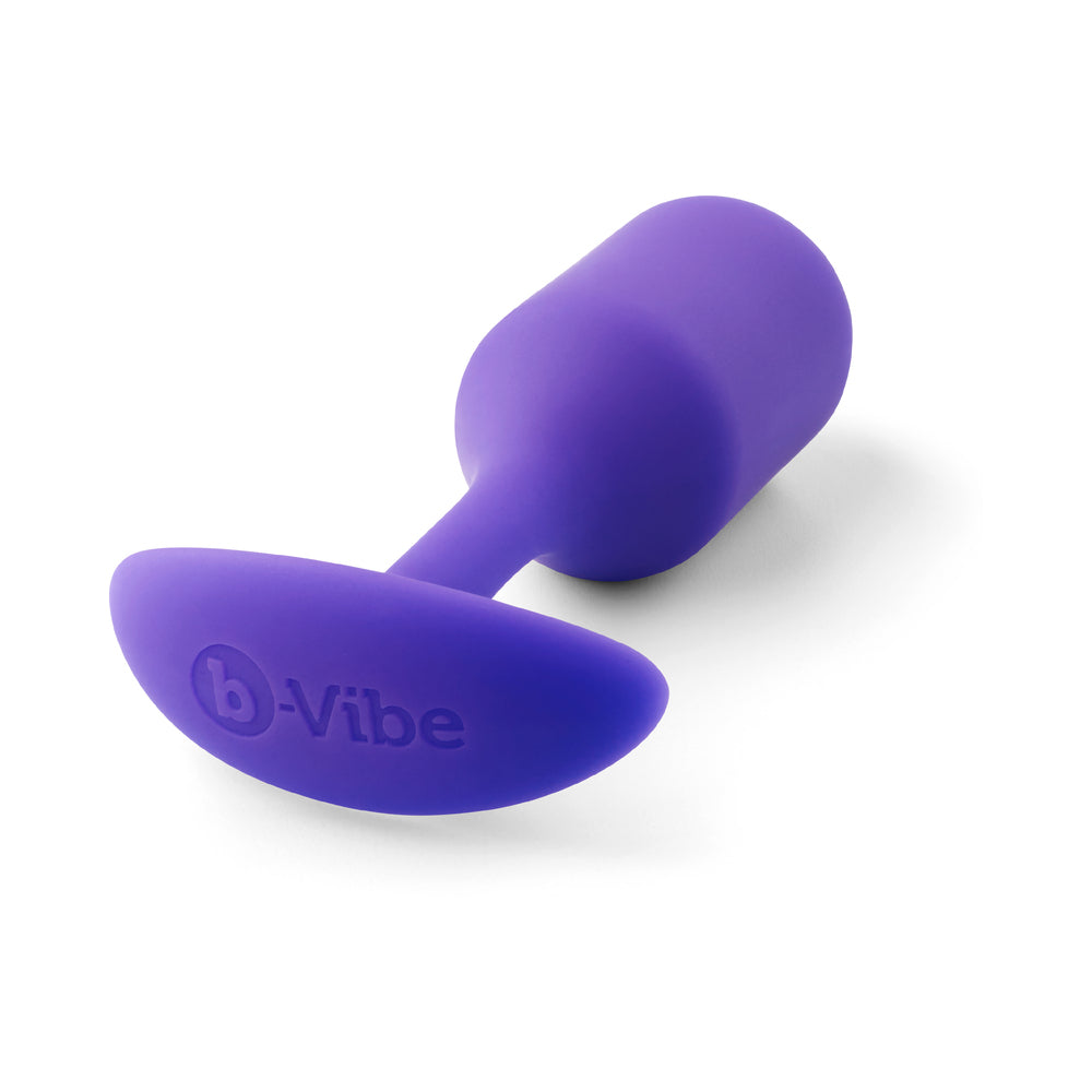 b-Vibe Weighted Snug Plug 2 - 114 g Purple
