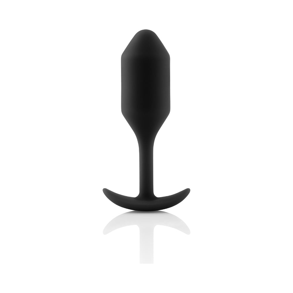 b-Vibe Weighted Snug Plug 2 - 114 g Black