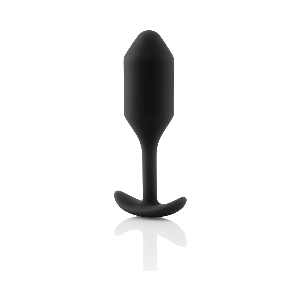 b-Vibe Weighted Snug Plug 2 - 114 g Black