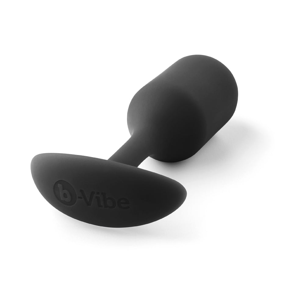 b-Vibe Weighted Snug Plug 2 - 114 g Black