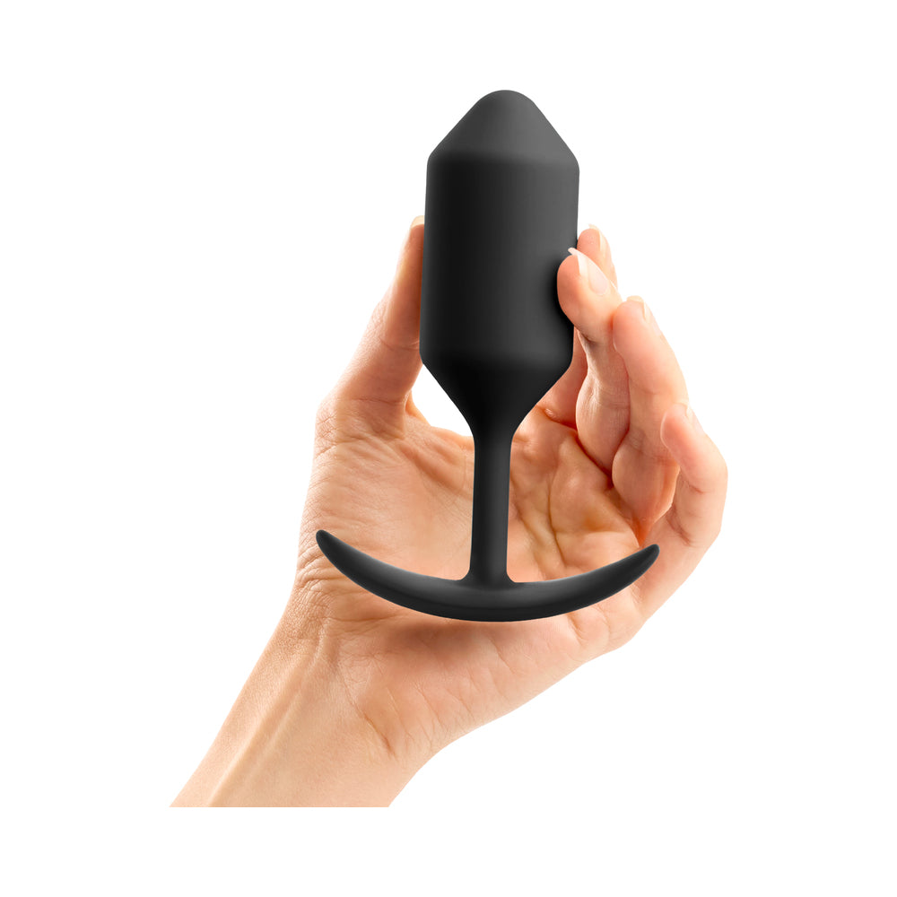 b-Vibe Weighted Snug Plug 3 - 180 g Black