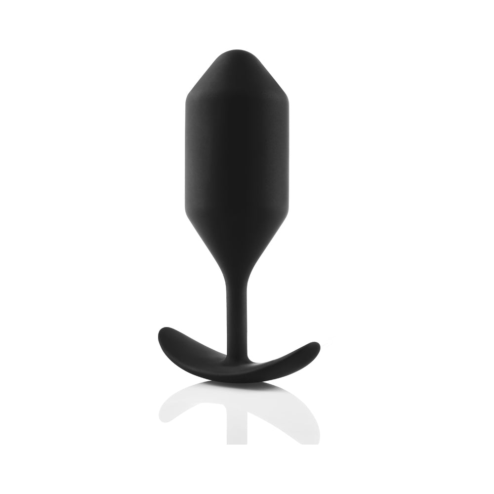 b-Vibe Weighted Snug Plug 4 - 256 g Black