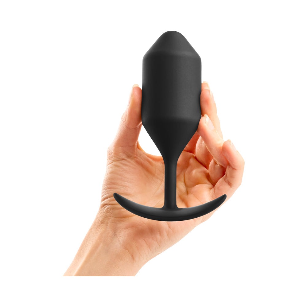 b-Vibe Weighted Snug Plug 4 - 256 g Black
