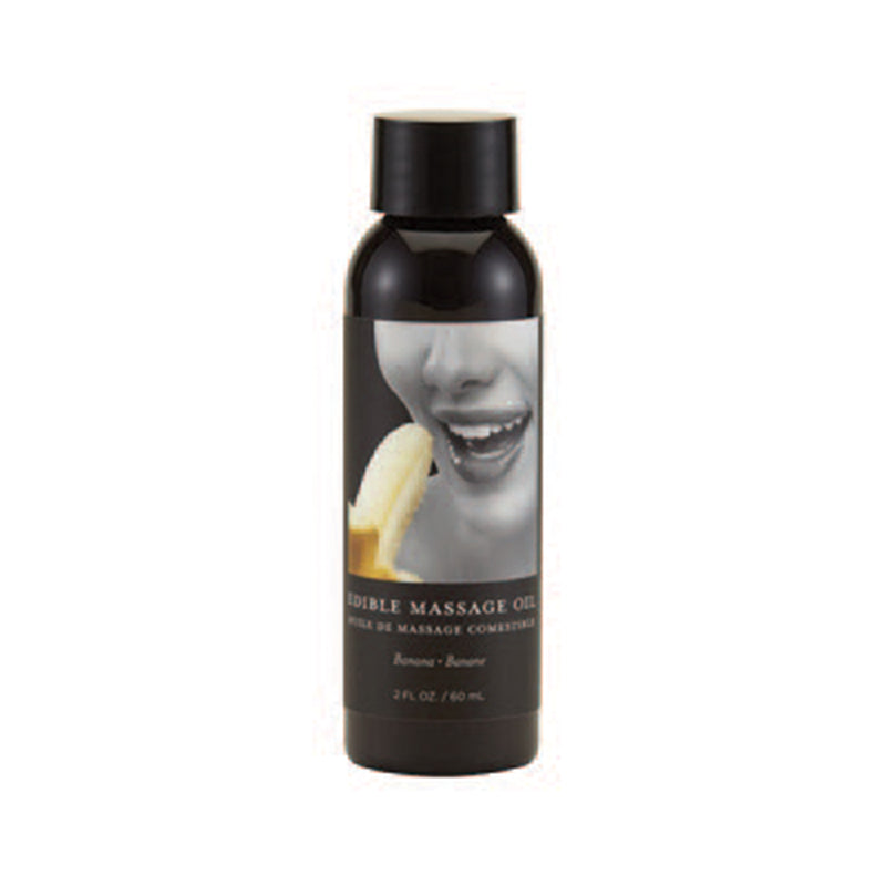 Earthly Body Edible Massage Oil-Banana 2oz