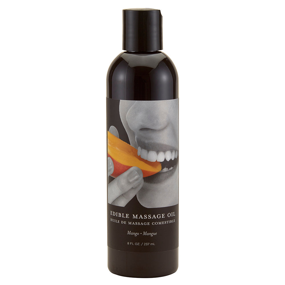 Earthly Body Edible Massage Oil - 8 oz Mango