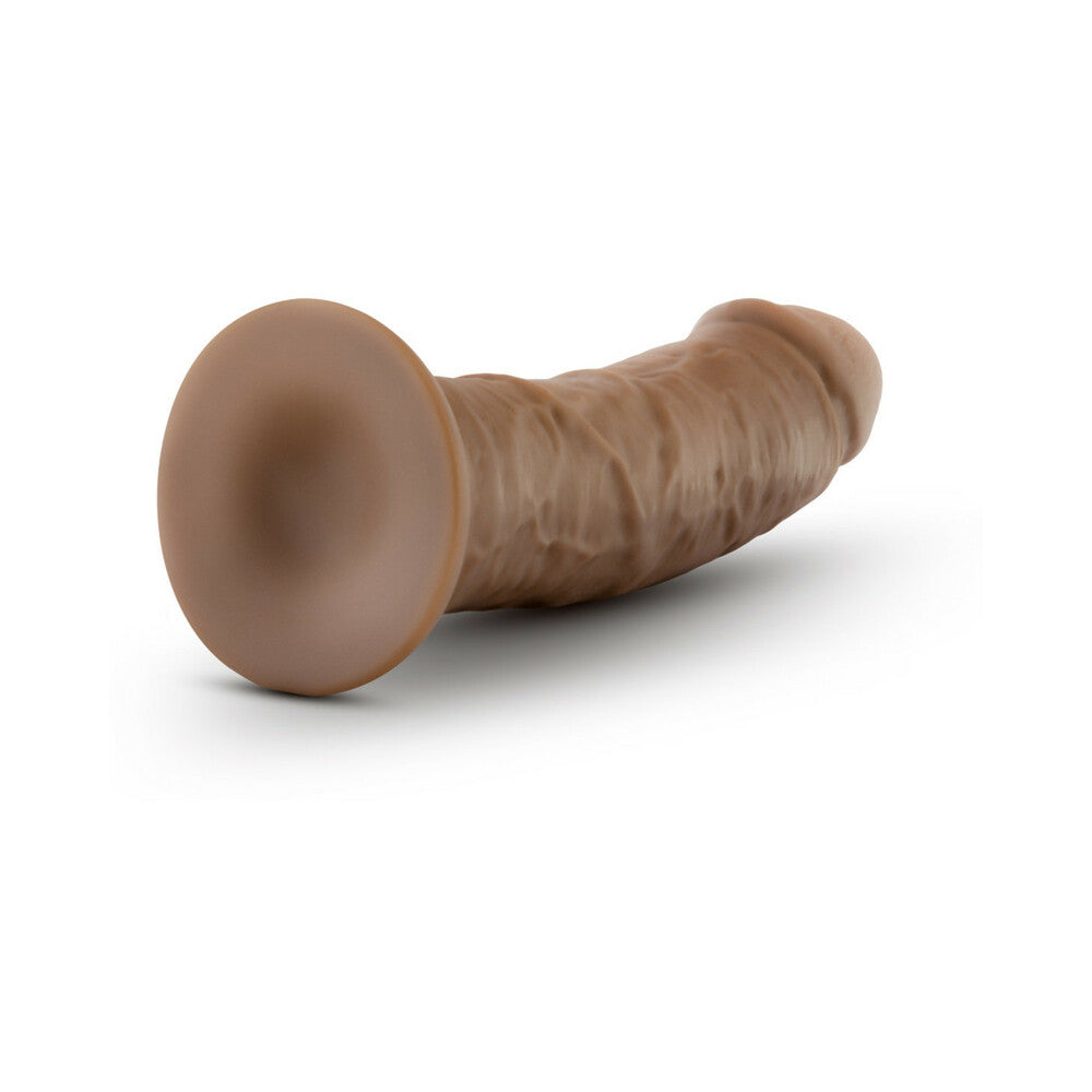 Au Naturel Dildo With Suction Cup-Mocha 8"