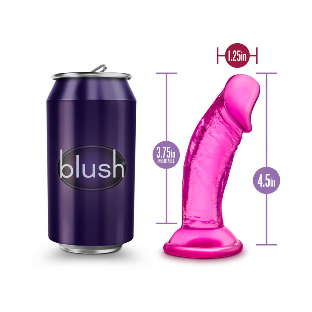 B Yours Sweet N' Small Dildo-Pink 4"