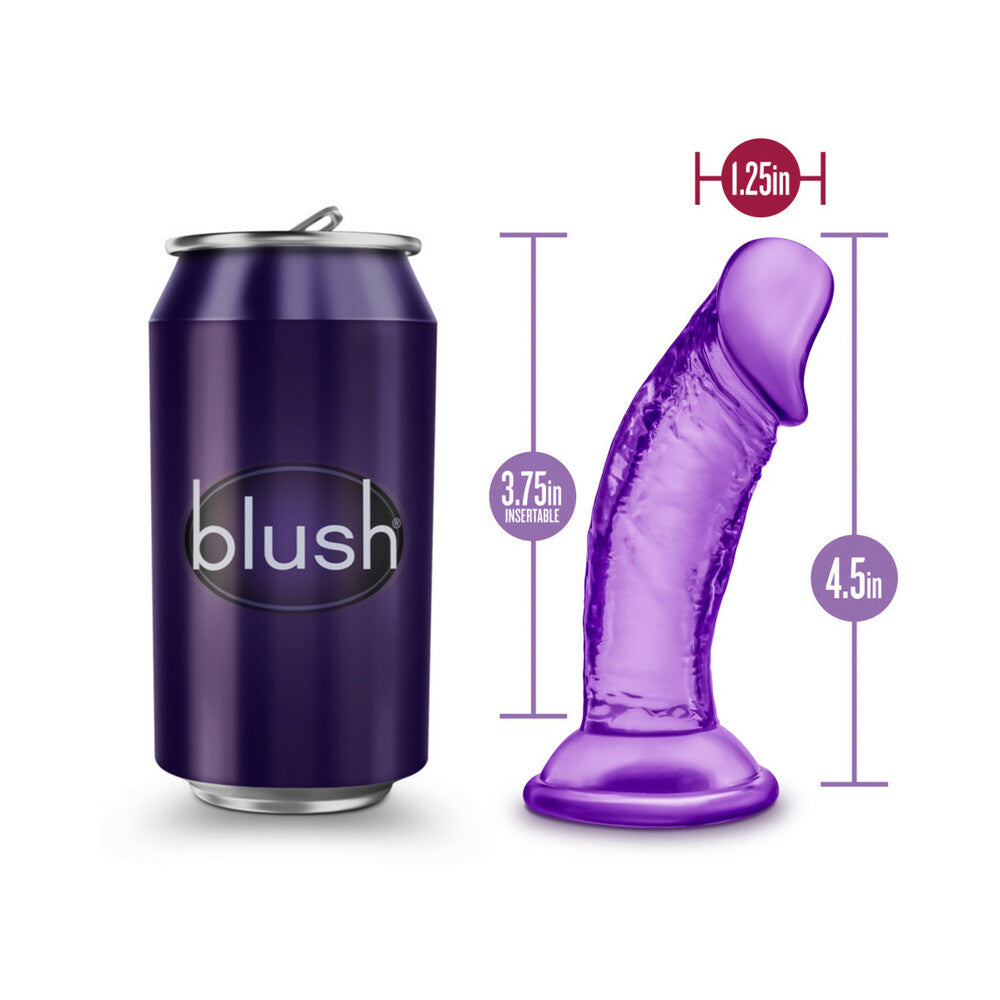 B Yours Sweet N' Small Dildo-Purple 4"