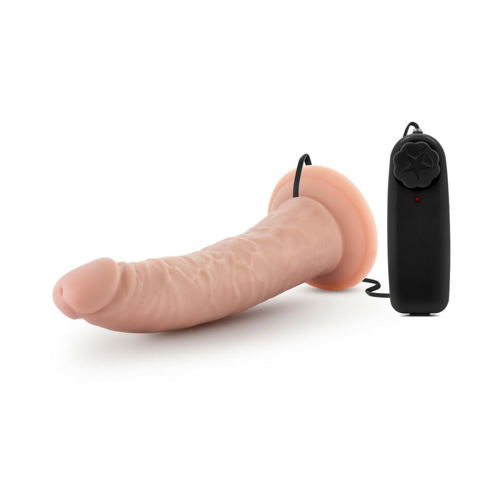 Blush Dr. Skin Dr. Dave 7" Cock w/Suction Cup - Vanilla