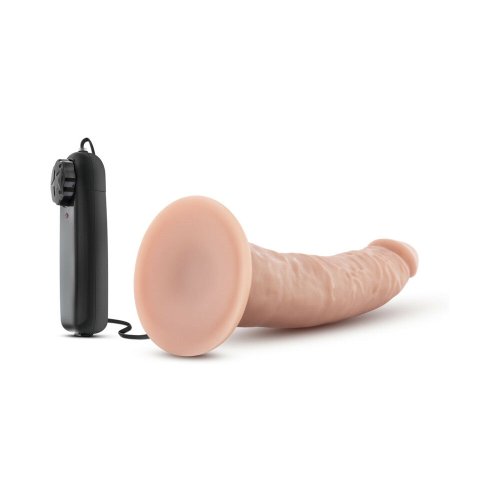 Blush Dr. Skin Dr. Dave 7" Cock w/Suction Cup - Vanilla