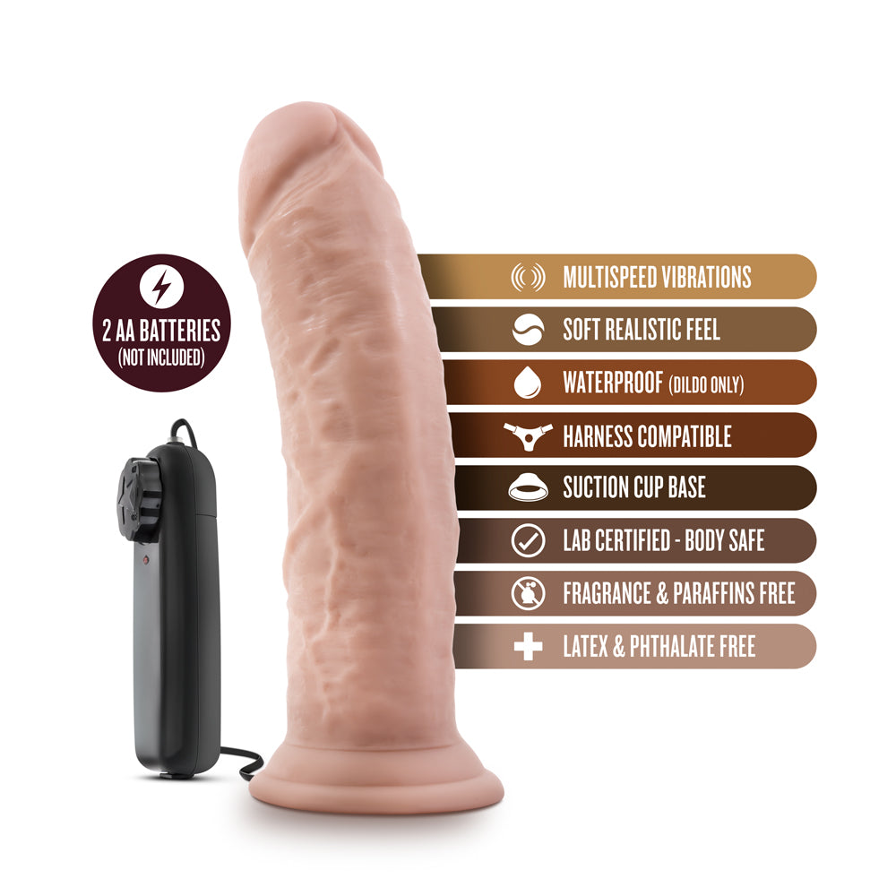 Blush Dr. Skin Dr. Joe 8" Cock w/Suction Cup - Vanilla