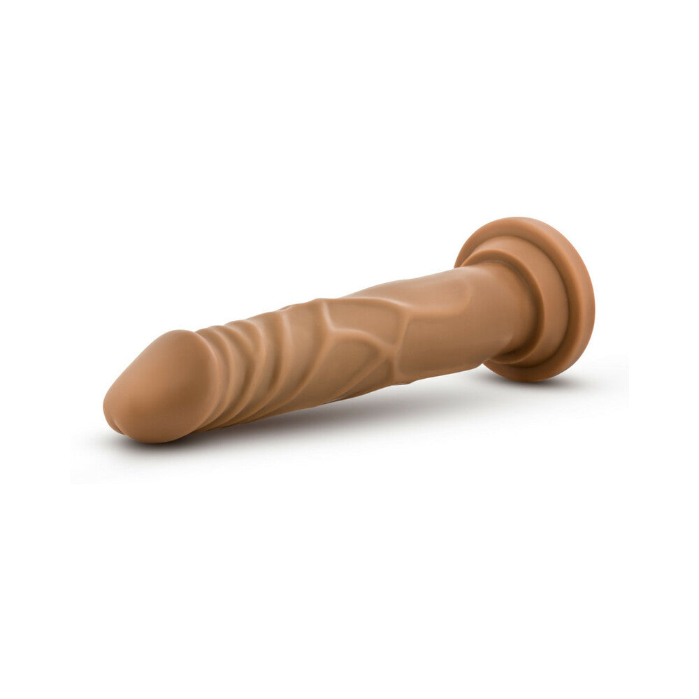 Blush Dr. Skin Realistic Cock Basic 7.5" - Mocha