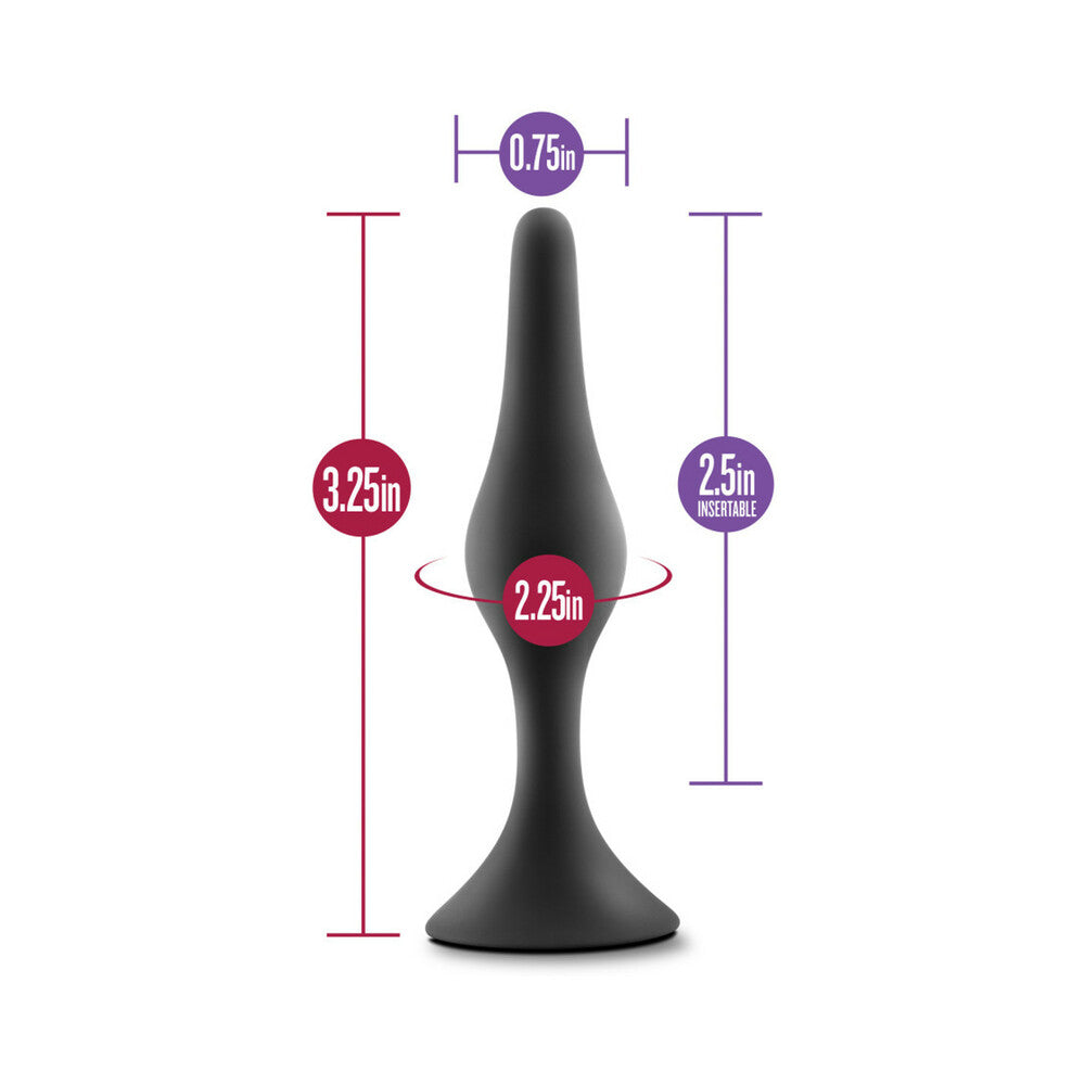 Blush Luxe Beginner Plug Small - Black