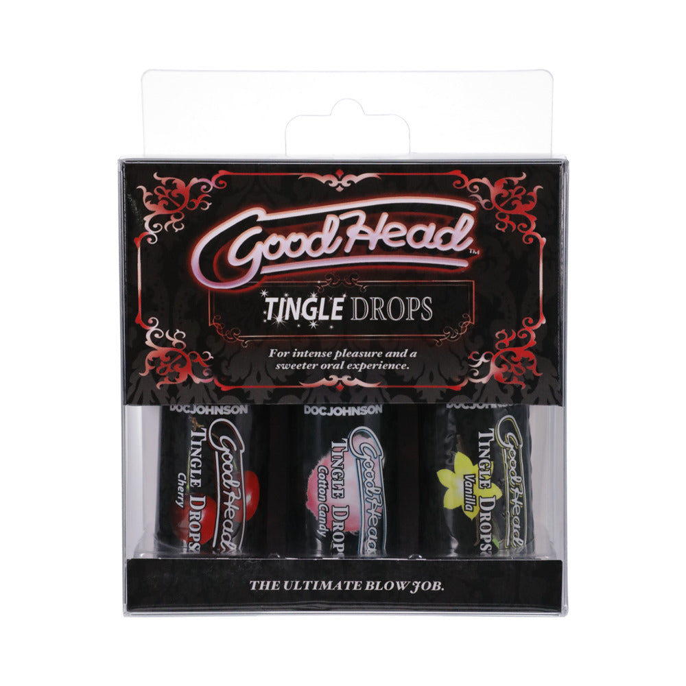 GoodHead Tingle Drops Kit - Sweet Cherry/Cotton Candy/French Vanilla