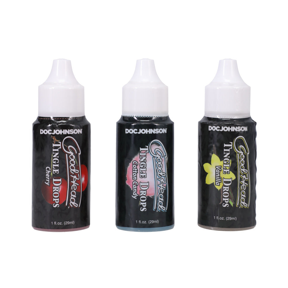 GoodHead Tingle Drops Kit - Sweet Cherry/Cotton Candy/French Vanilla