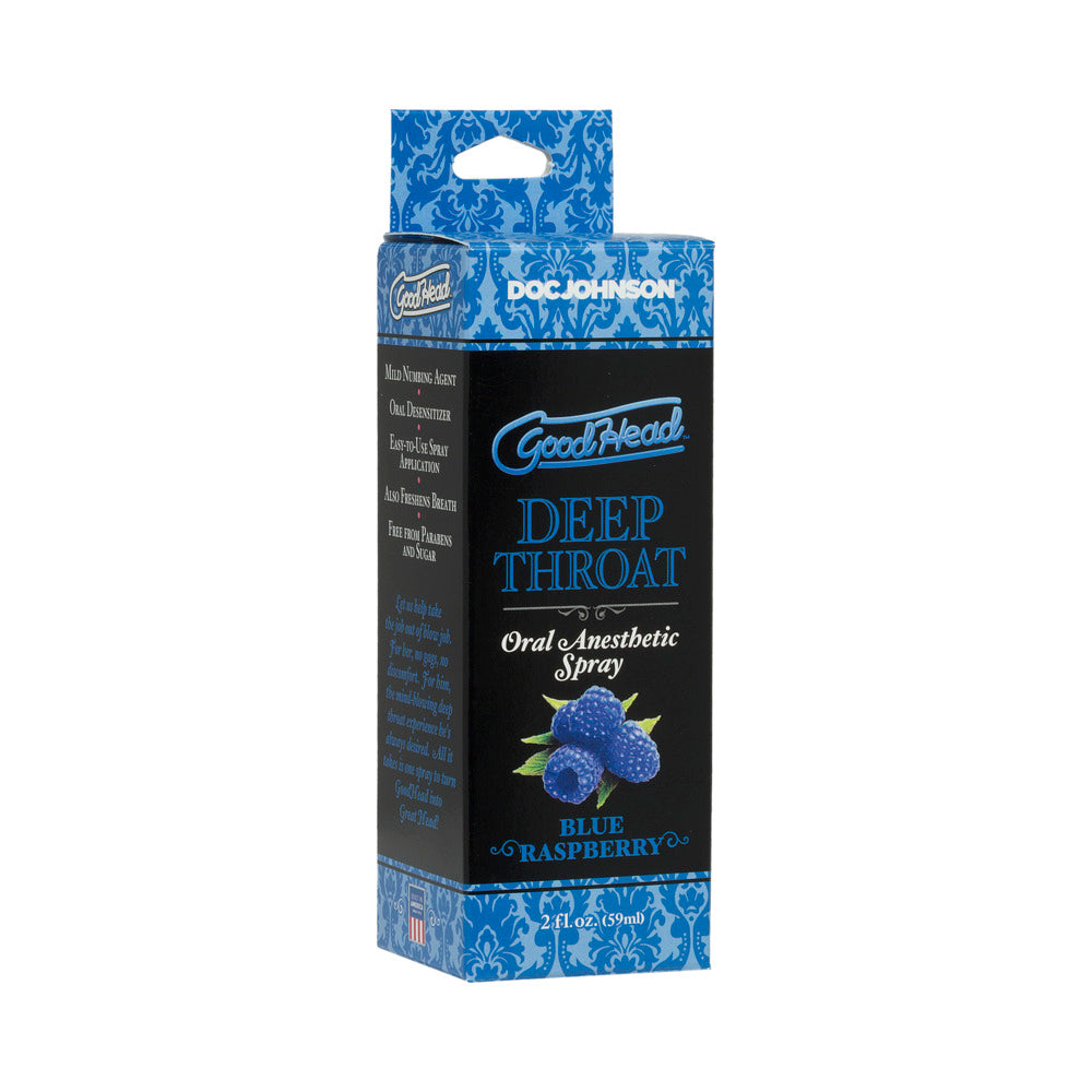 GoodHead Deep Throat Spray-Blue Raspberry