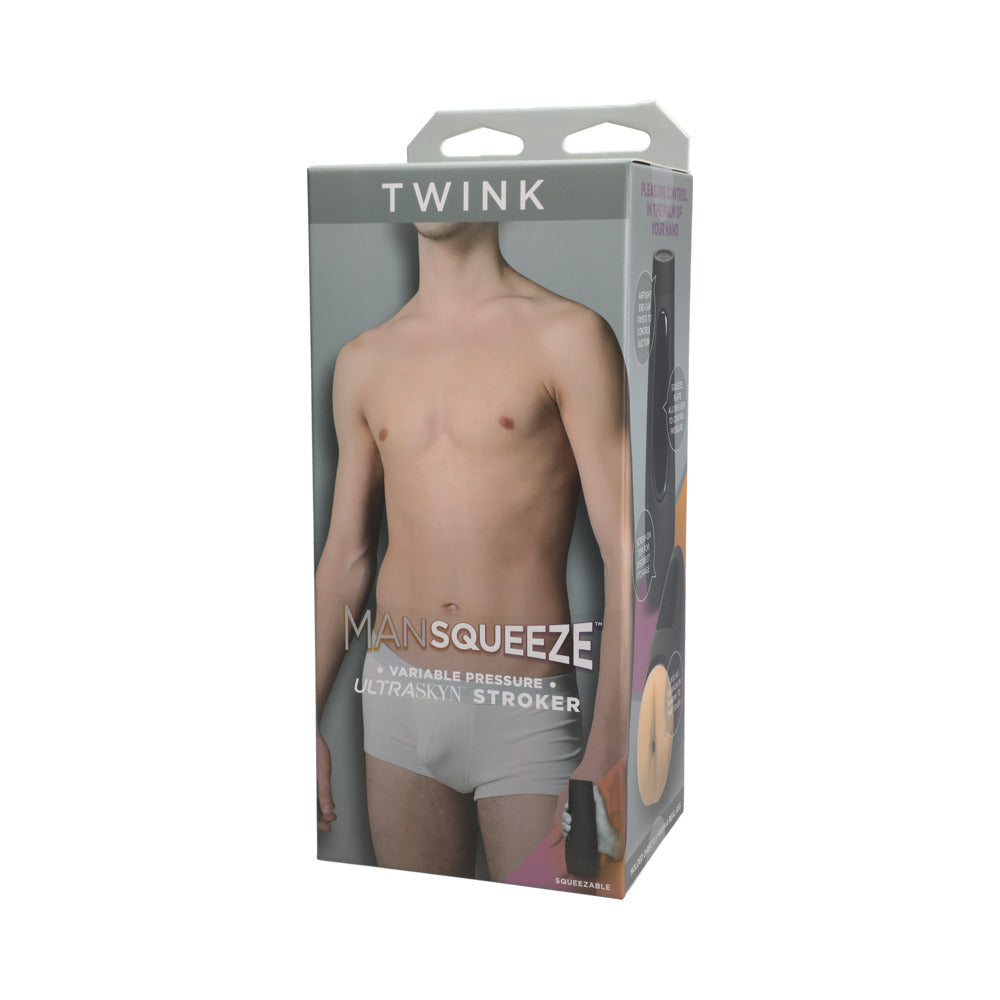 Man Squeeze Twink Ass - Vanilla