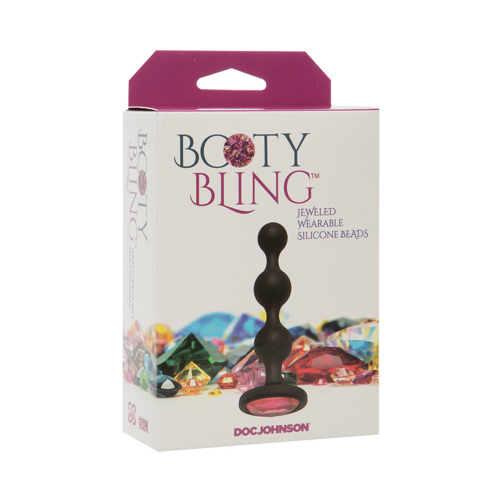 Booty Bling Wearable Silicone Beads - Pink