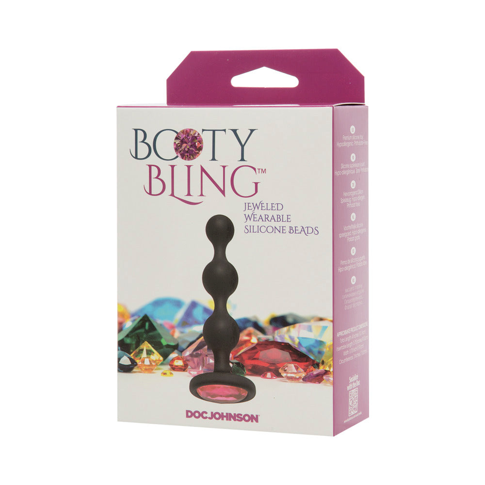 Booty Bling Wearable Silicone Beads - Pink