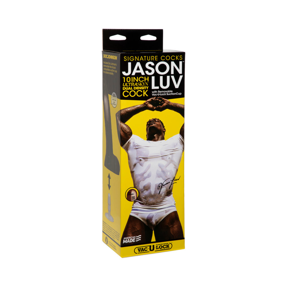 Signature Cocks ULTRASKYN 10" Cock w/Removable Vac-U-Lock Suction Cup - Jason Luv