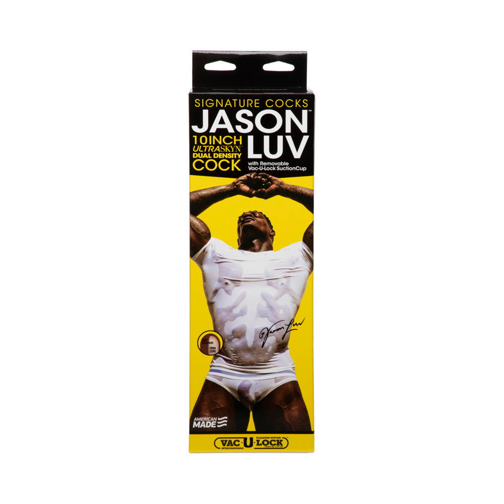 Signature Cocks ULTRASKYN 10" Cock w/Removable Vac-U-Lock Suction Cup - Jason Luv