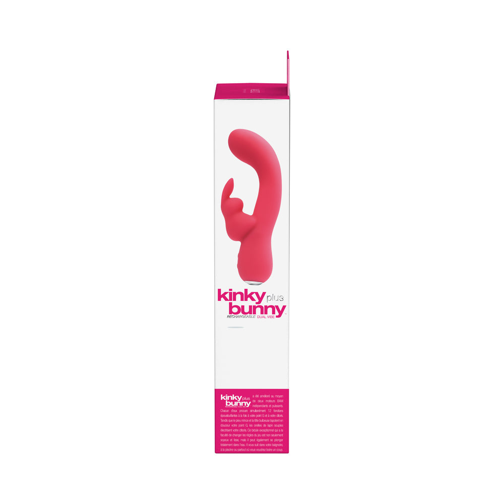 VeDO Kinky Bunny Plus Rechargeable Dual Vibe - Foxy Pink