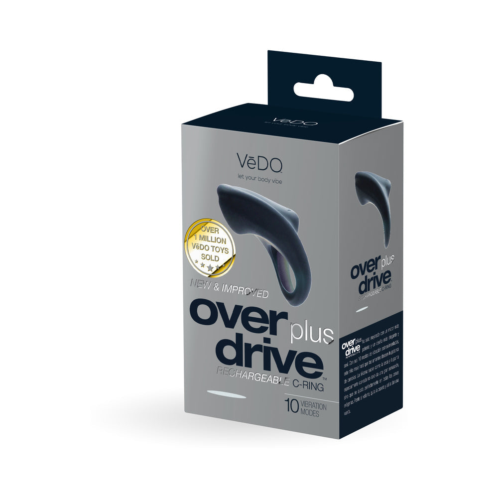 VeDO Overdrive Plus Rechargeable C Ring - Just Black