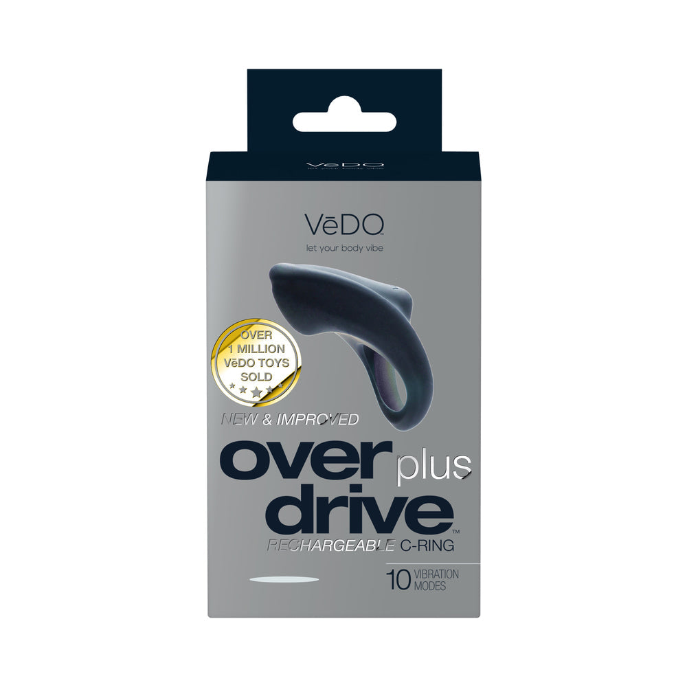 VeDO Overdrive Plus Rechargeable C Ring - Just Black
