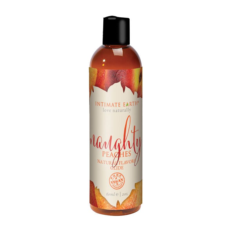 Intimate Earth Oral Pleasure Glide-Naughty Peaches 2oz