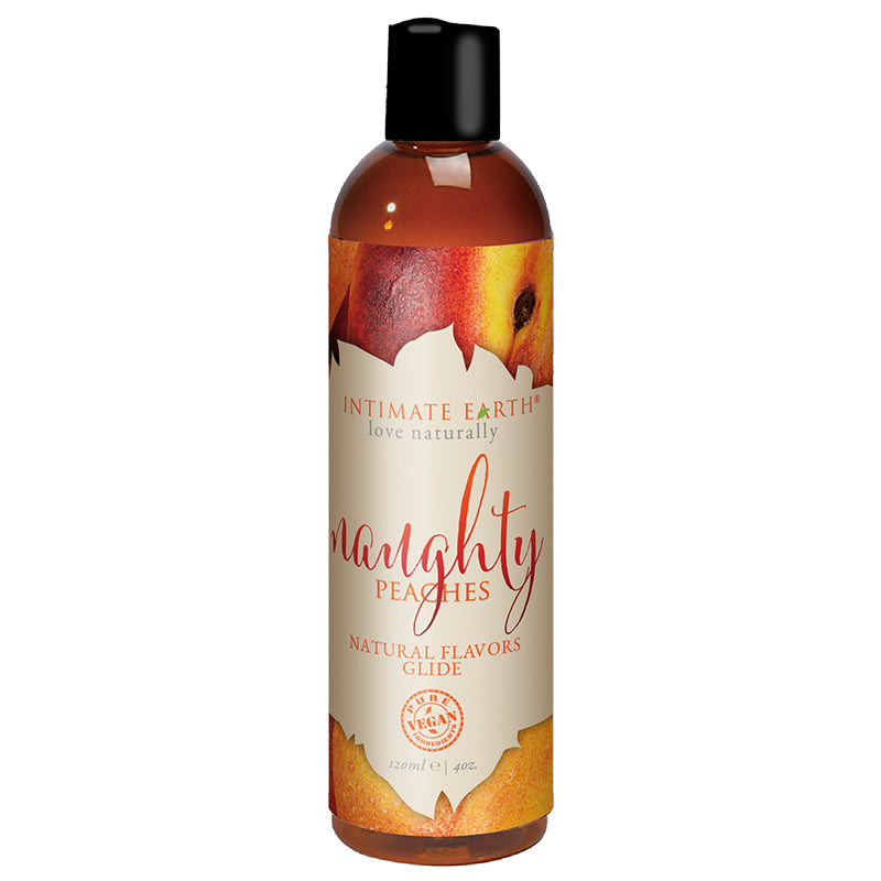 Intimate Earth Oral Pleasure Glide-Naughty Peaches 4oz