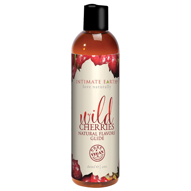 Intimate Earth Natural Flavors Glide - 60 ml Wild Cherries