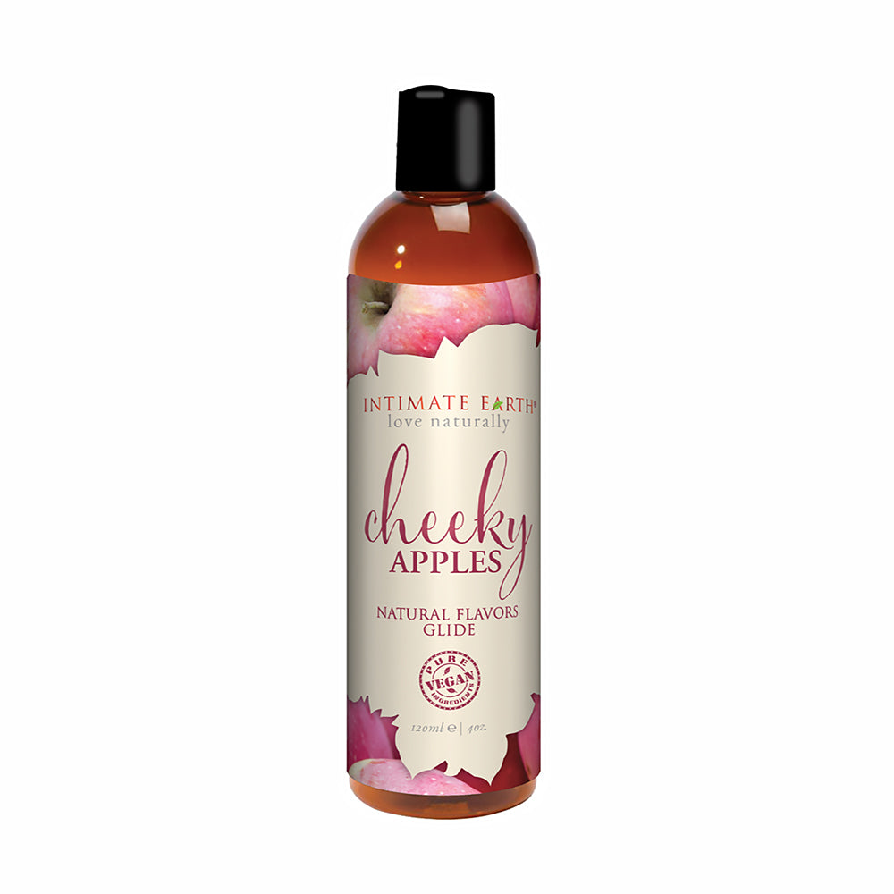 Intimate Earth Oral Pleasure Glide-Cheeky Apples 4oz