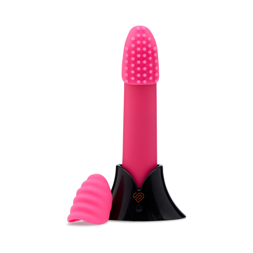 Nu Sensuelle Point Plus 20 Function Bullet & Sleeves-Pink