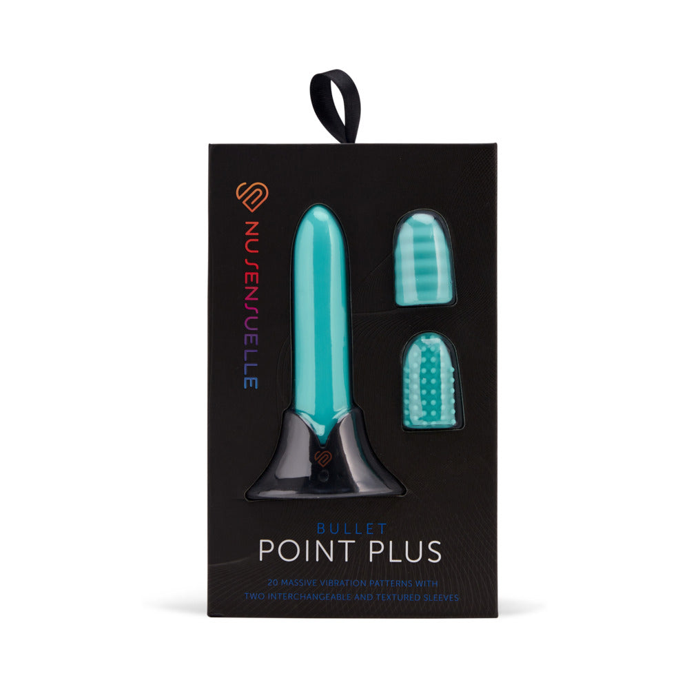 Nu Sensuelle Point Plus Rechargeable Bullet - Tiffany Blue