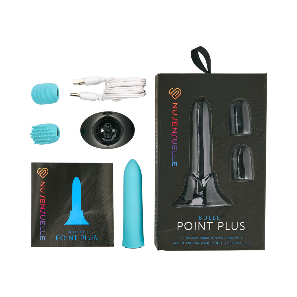 Nu Sensuelle Point Plus Rechargeable Bullet - Tiffany Blue