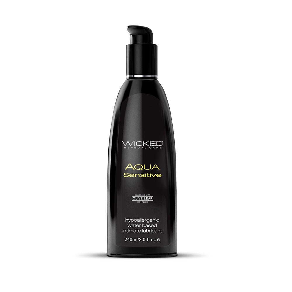 Wicked Sensual Care Aqua Sensitive Waterbased Hypoallergenic Lube 8oz