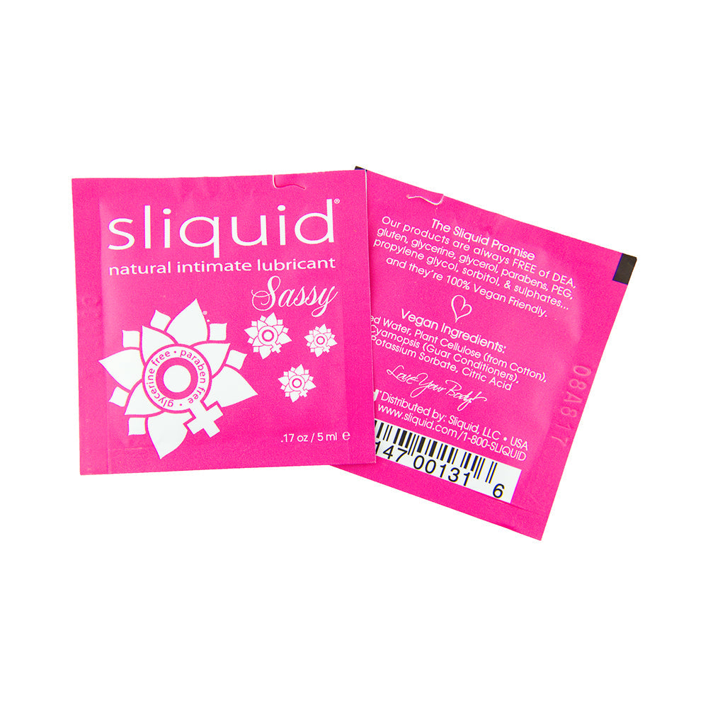 Sliquid Sassy Pillow Pack .17oz Bag of 200