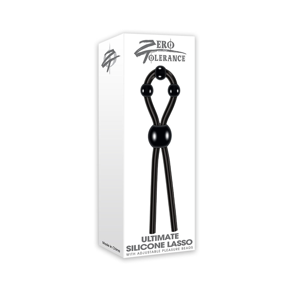 Zero Tolerance Ultimate Lasso Cock Ring - Black