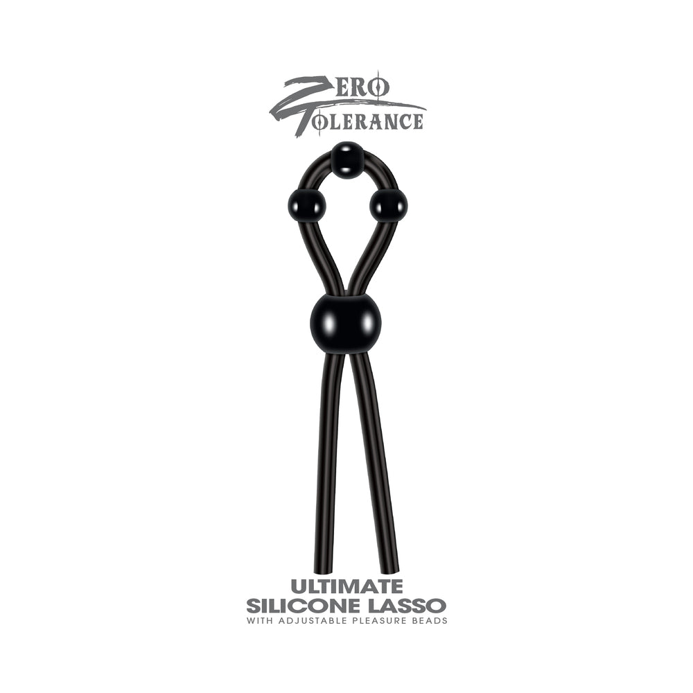 Zero Tolerance Ultimate Lasso Cock Ring - Black