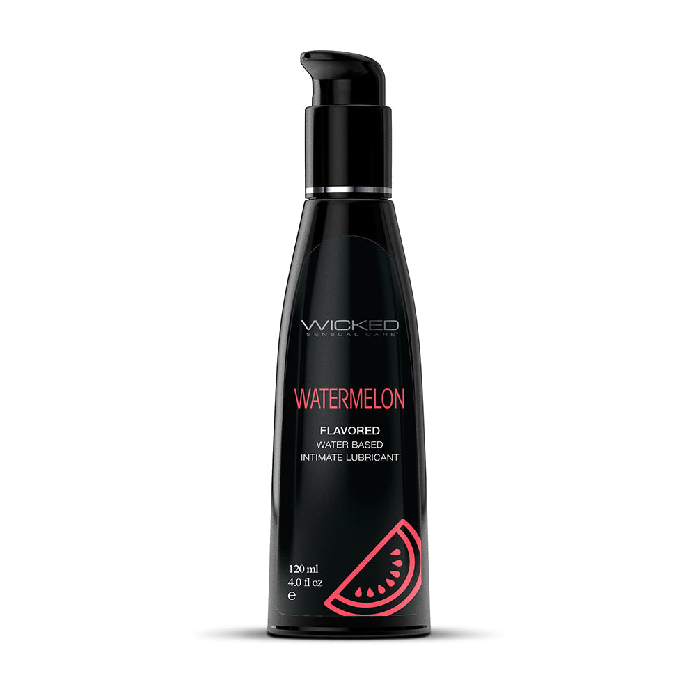 Wicked Sensual Care Aqua Flavored Lube-Watermelon 4oz