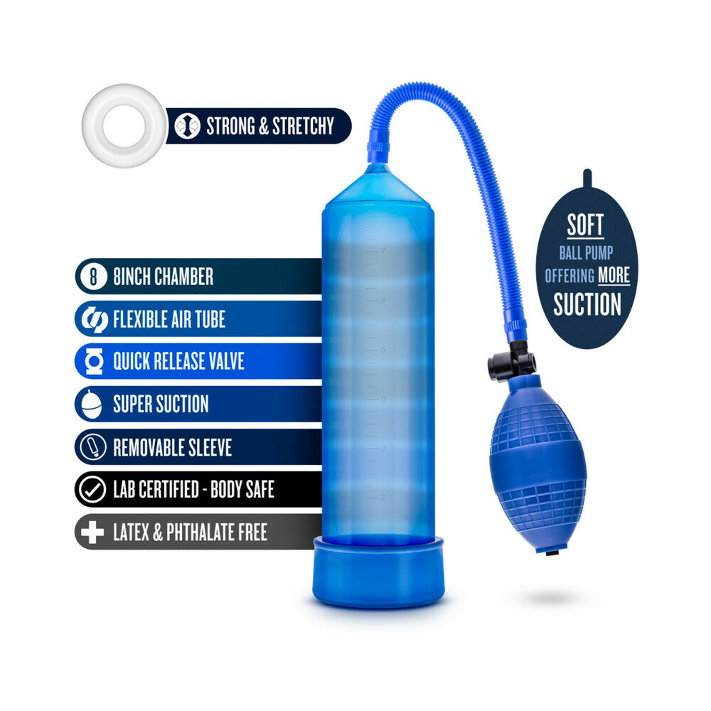 Performance VX101 Male Enhancement Pump-Blue