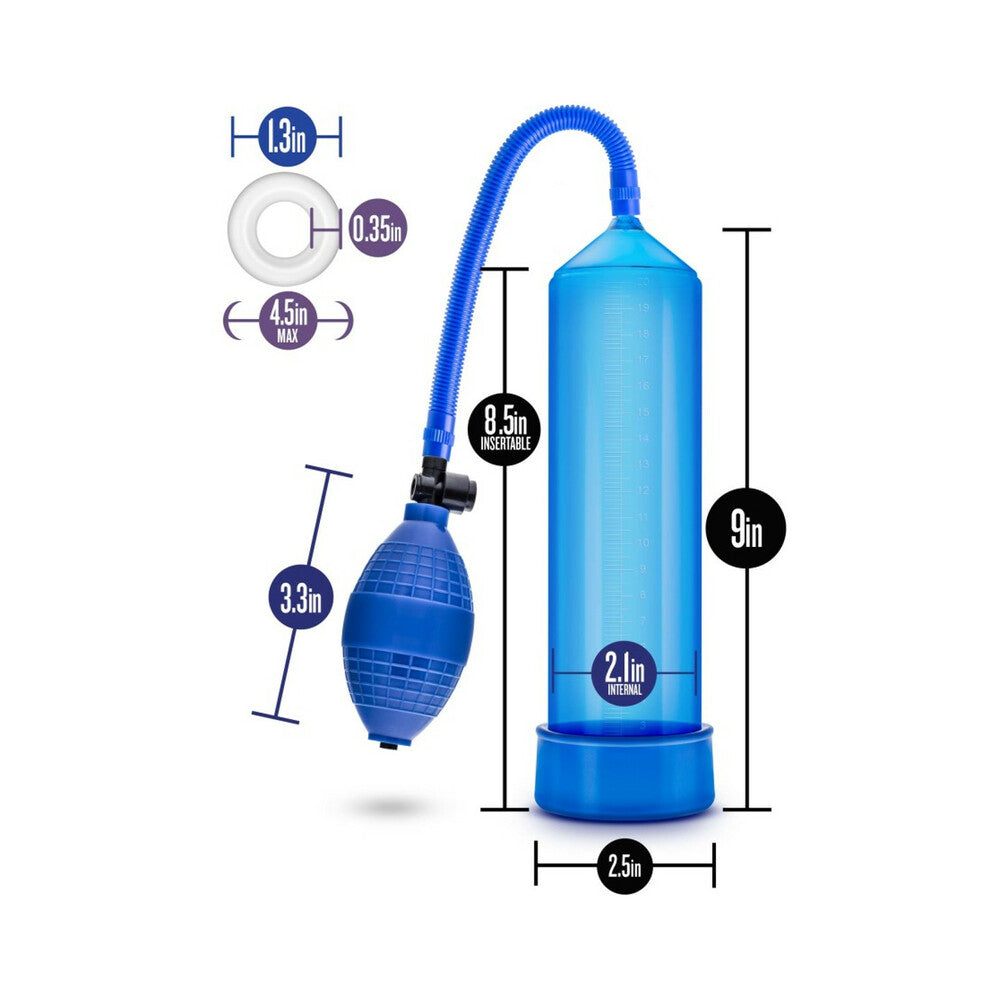 Performance VX101 Male Enhancement Pump-Blue